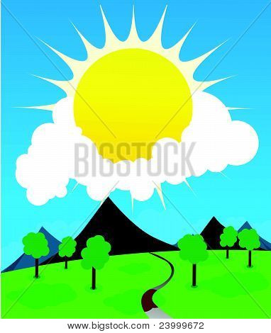 Summer art Scene