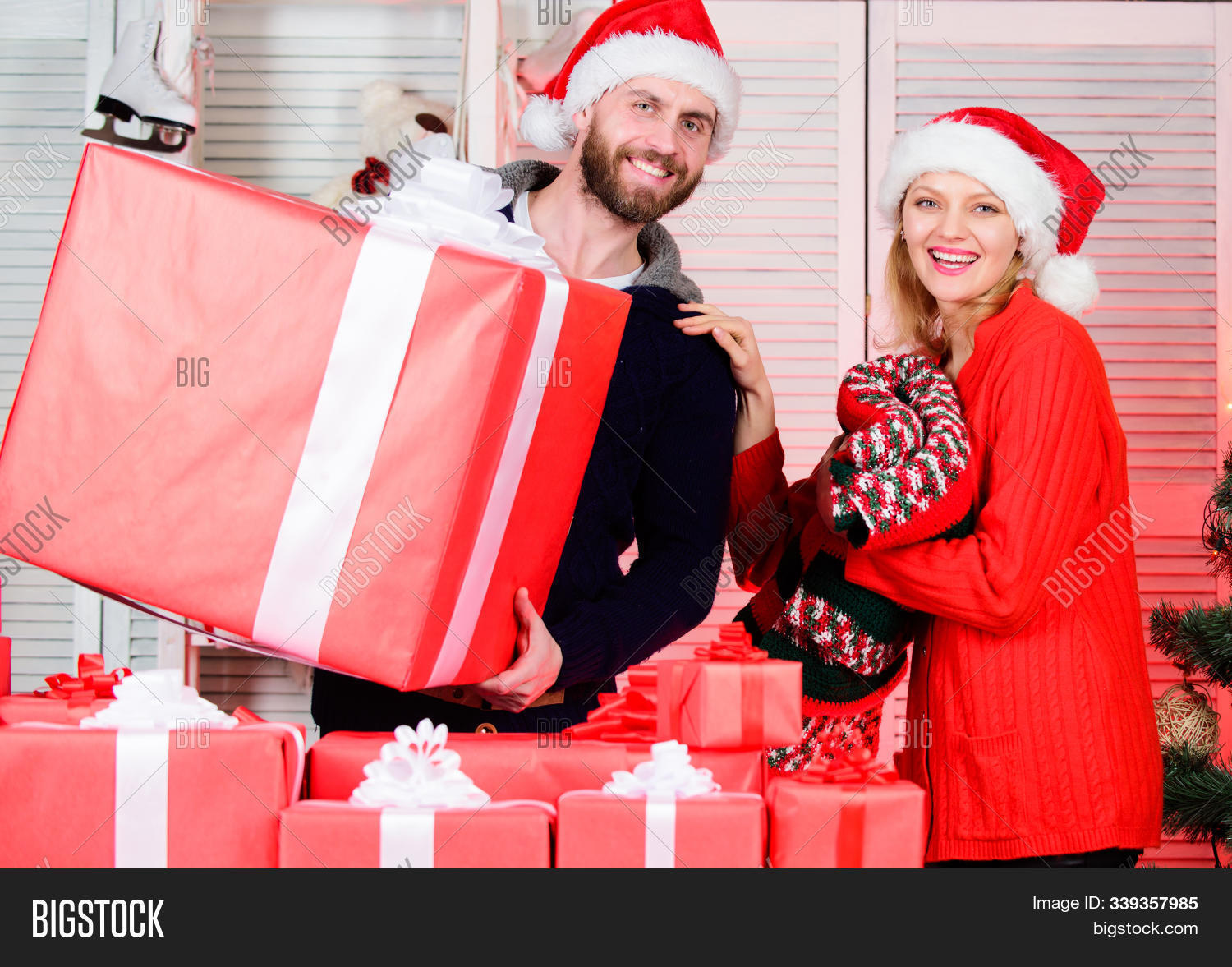 New Year Gift Gift Image Photo Free Trial Bigstock