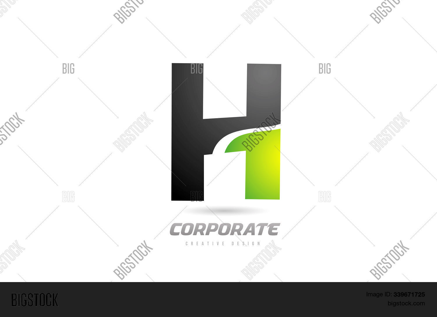 Black Green Logo Vector Photo Free Trial Bigstock