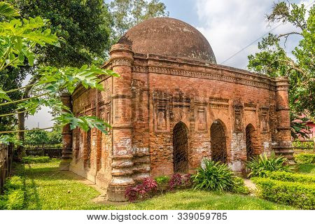 View At The Goaldi Mosque In Sonargaon, Bangladesh