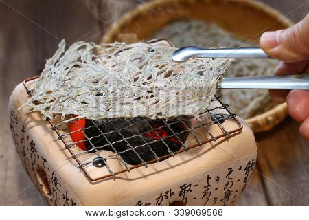 Tatami iwashi is a Japanese food made from baby sardines.