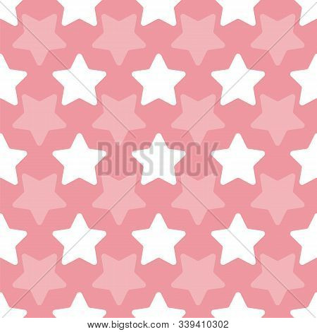 Blue Toned Moons And Stars Vector Seamless Repeat Pattern