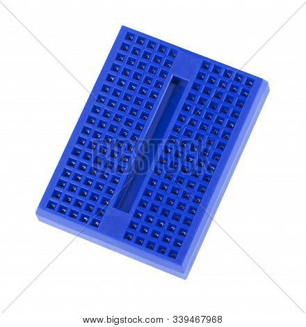 Mini Solderless Prototype Breadboard Isolated At Dry Sunny Summer Day