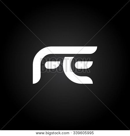 Initial Fe Letter Linked Logo. Creative Letter Fe Modern Business Logo Vector Template. Fe Logo Desi