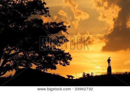 Sunset On The Battlefield