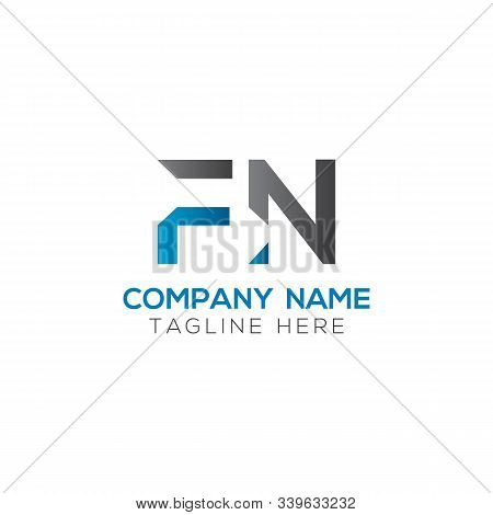 Initial Fn Letter Linked Logo. Creative Letter Fn Modern Business Logo Vector Template. Initial Fn L