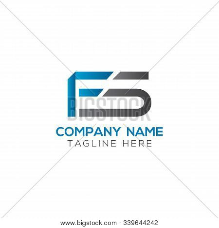 Initial Fs Letter Linked Logo. Creative Letter Fs Modern Business Logo Vector Template. Initial Fs L