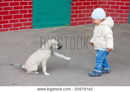 Garçon joue au parc