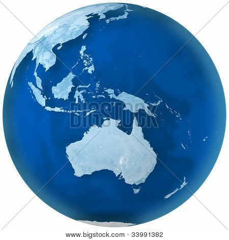 Blå jorden Australien