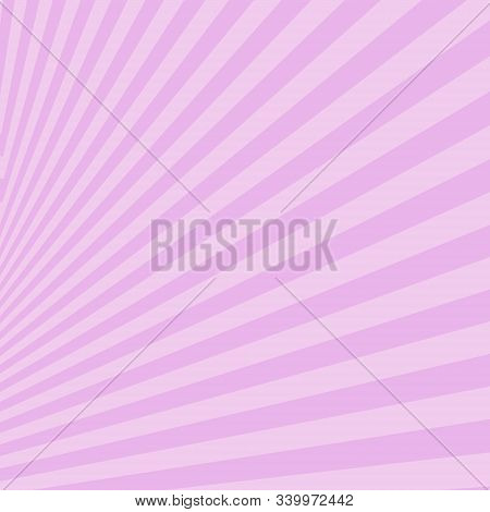 Pink Abstract Striped Background. Optical Art. Vector.