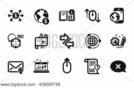 Vector Set Of Dollar Exchange, Engineering And Sound Check Icons Simple Set. Report, Reject And Inst