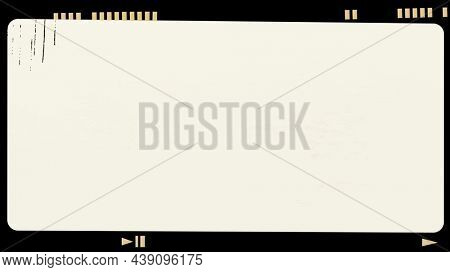Aesthetic analog film frame vintage style photography