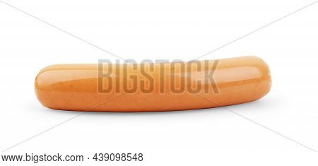 Pork Sausages, Isolated On White Background. Junk, Saucisse, Fat, Cooking, Wurstel, Bbq, Breakfast