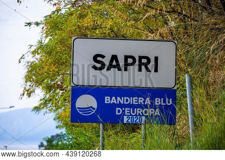 Village Of Sapri At The Italian West Coast - Sapri, Italy - October 31, 2021