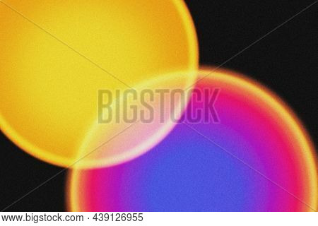 Light background with sunset projector lamp