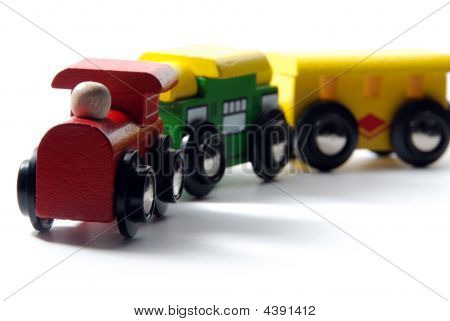 Train en bois