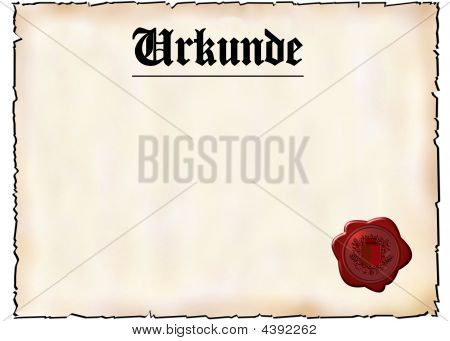 Urkunde - German Certificate