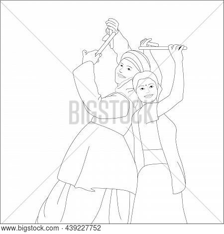 Dandia Outlines (8)