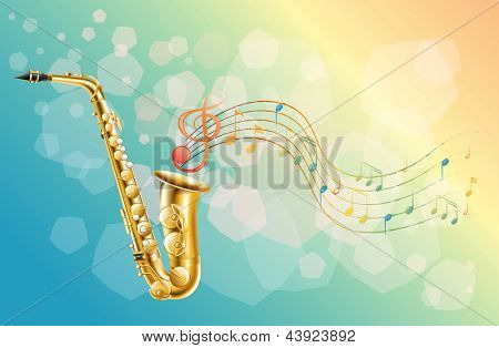 Illustratie van een instrument voor houtblazers