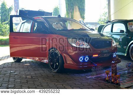 Marikina, Ph - Nov 8 - Toyota Wigo At Wild Rides Car Show On November 8, 2021 In Marikina, Philippin