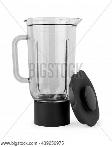 Electric Blender Isolated On White White, Health, Electronic, Plastic, Handle, Container, Crush