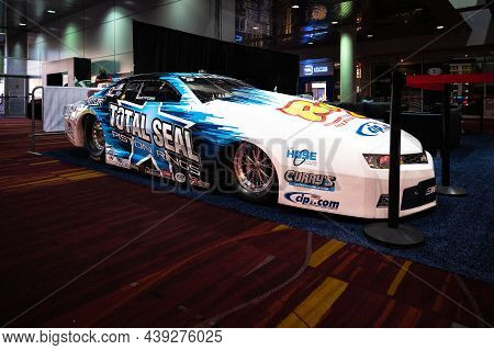 Nhra Drag Racing Car Showcased At The Sema Show.