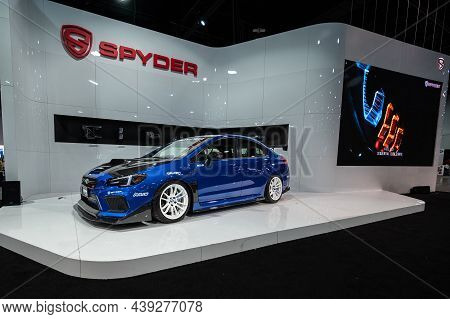 Subaru Wrx Sti Showcased At The Sema Show.