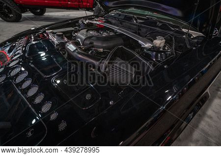 1969 Ford Shelby Gt500 Convertible Showcased At The Sema Show.