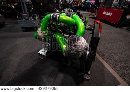 Diesel Engine Showcased At The Sema Show.