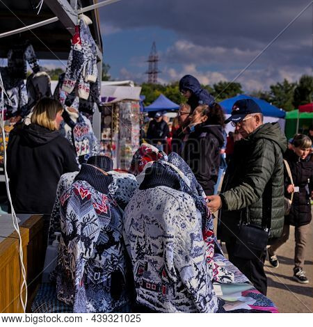 Kropyvnytskyi, Ukraine - September 29, 2021: International Agro-industrial Exhibition Agroexpo In Th