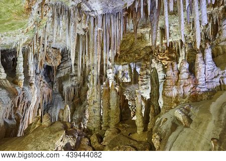 Campanet Caves In Mallorca. Geological And Mineral. Balearic Islands. Spain