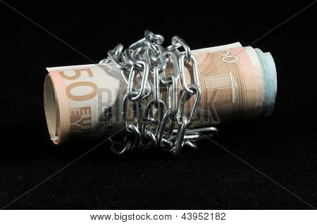 Dinero en cadenas