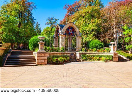 Glass Pavilion In Kislovodsk National Park In Kislovodsk City, Russia