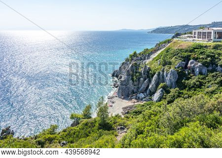 Kassandra Seascape And Loutra Beach, Chalkidiki, Greece