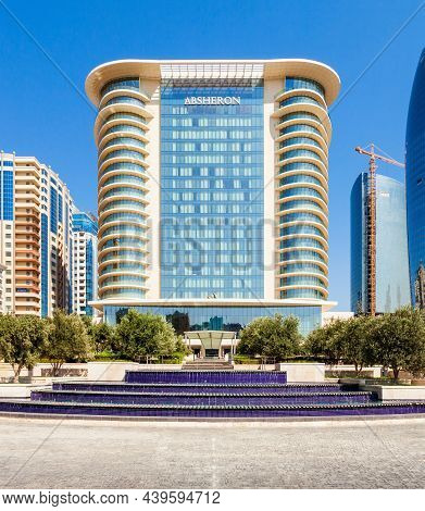 Baku, Azerbaijan - September 14, 2016: Jw Marriott Absheron Baku Is A Luxury 5 Star Hotel In The Cen