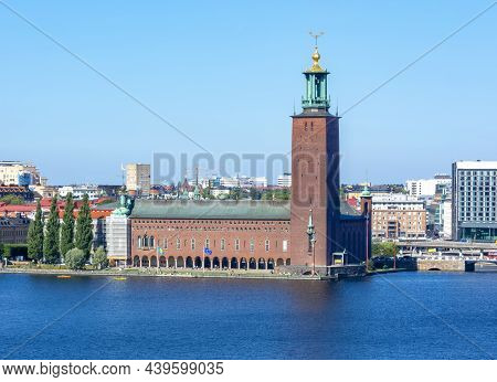 Stockholm City Hall In Summer Time, Sweden