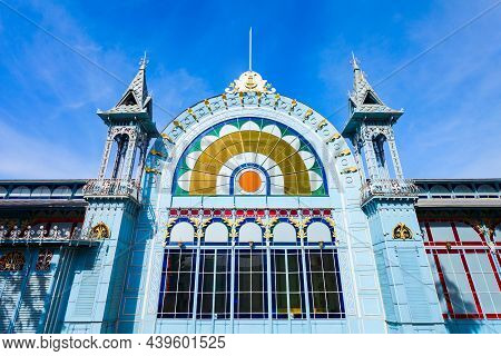 Pyatigorsk, Russia - September 30, 2020: Lermontov Gallery Of The State Philarmonic In Pyatigorsk, A