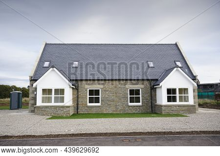 Luxury New House Being Built In Rural Countryside
