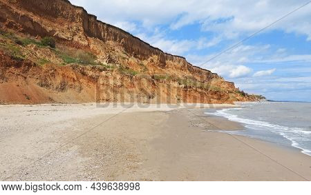 The Black Sea Coast Near The Village Of Sanzheyka In Odessa Region, Ukraine