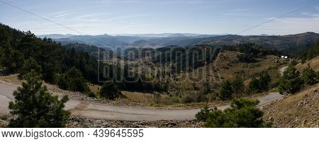 Mountain Landscape In The Village Of Dobroselica On The Mountain Zlatibor In Serbia