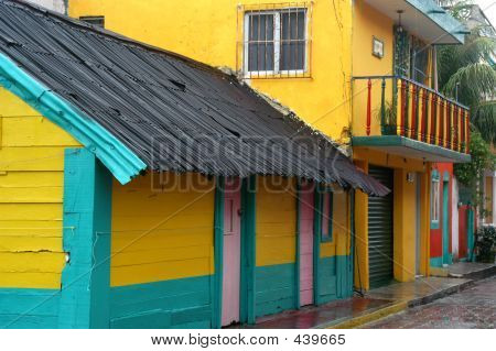 Colorful Mexican House