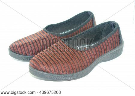 Shose For Women On White Background With Selective Focus