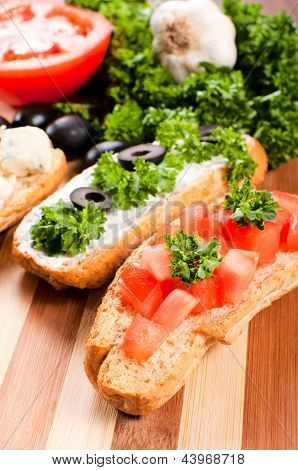 Coppia di bruschetta