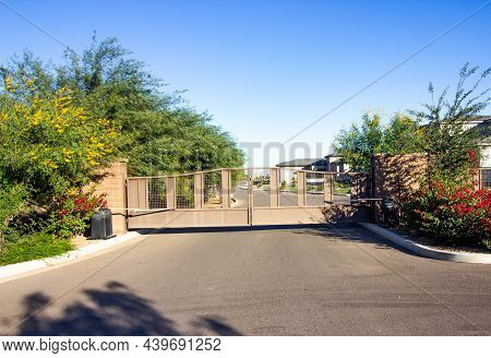 Auto Exit Gate At Secure Housing Subdivision