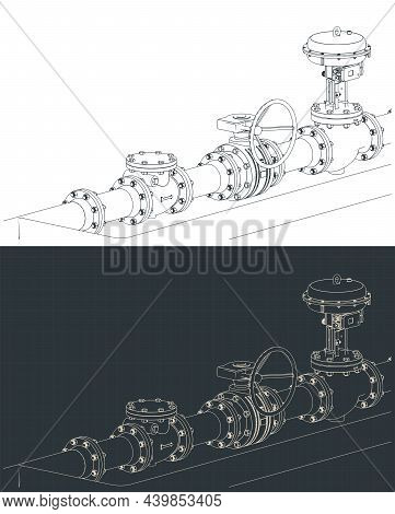 Control Valve With Bypass Drawings