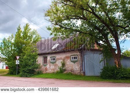 Old Historical German Buildings In The Village Of Krasnolesye (former Gross-rominten) In The Kalinin