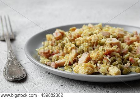 Cantonese Rice Close-up