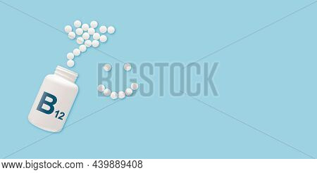 Vitamin B12 And Supplements For Human Health. Doctor Recommends Taking Vitamin B12. Doctor Talks Abo