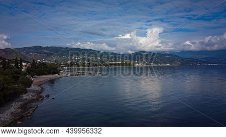 Amazing Landscape At The West Coast Of Italy In The Region Of Sapri Salerno - Aerial View - Travel P
