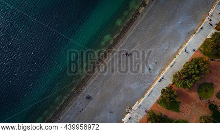 Amazing Blue Water Of The Mediterranian Sea At The Coast Of Italy - Travel Photography
